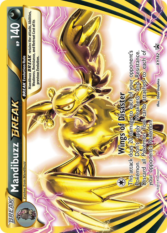 Mandibuzz BREAK - XY182 - XY Black Star Promos