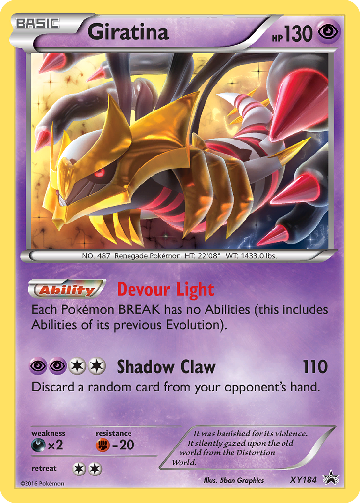 Giratina - XY184 - XY Black Star Promos