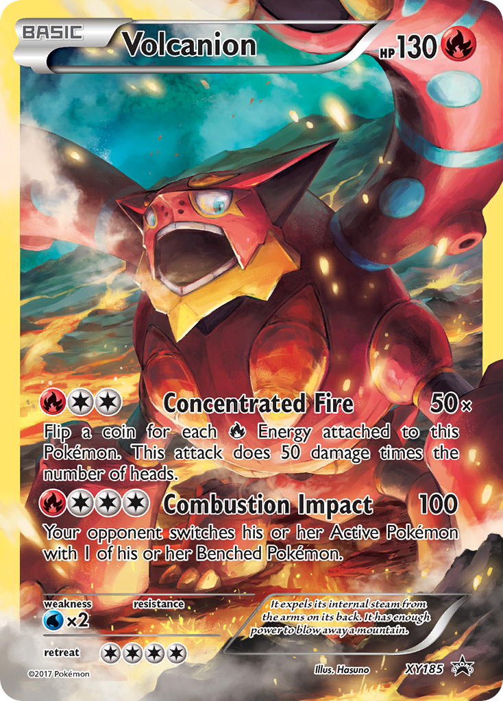 Volcanion - XY185 - XY Black Star Promos