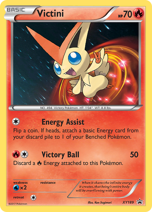 Victini - XY189 - XY Black Star Promos