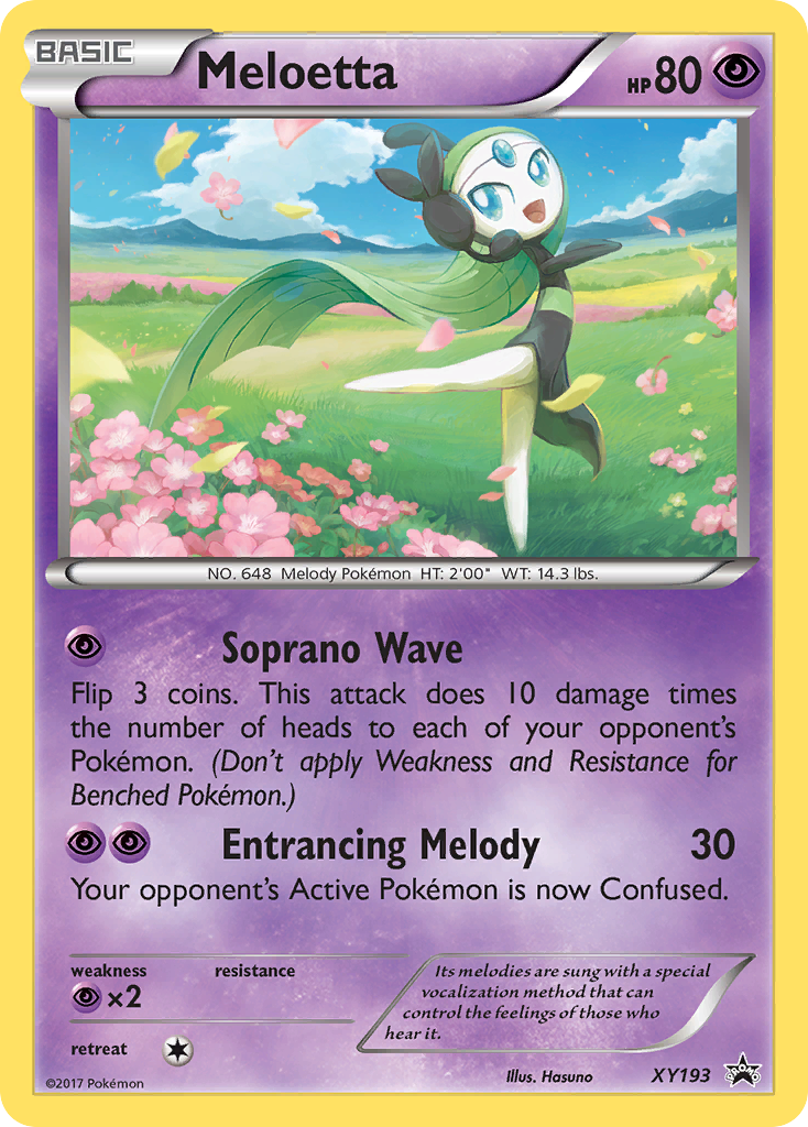 Meloetta - XY193 - XY Black Star Promos