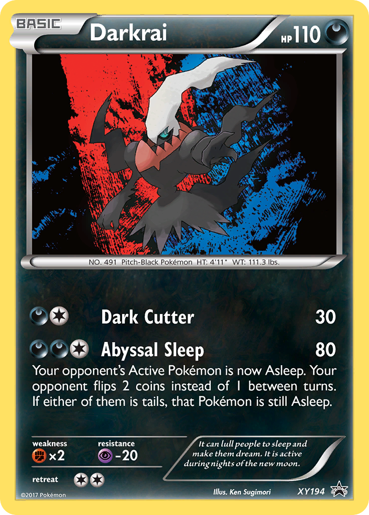 Darkrai - XY194 - XY Black Star Promos