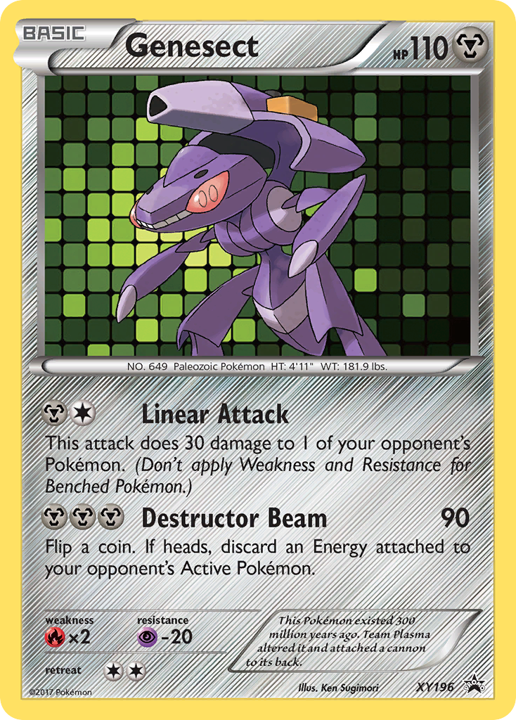 Genesect - XY196 - XY Black Star Promos