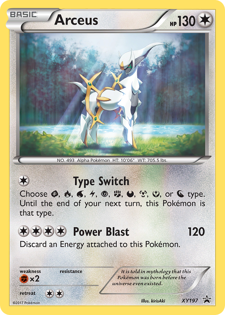 Arceus - XY197 - XY Black Star Promos