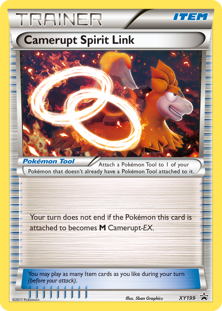 Camerupt Spirit Link - XY199 - XY Black Star Promos