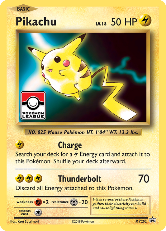 Pikachu - XY202 - XY Black Star Promos