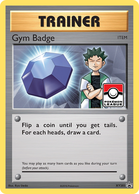 Gym Badge - XY203 - XY Black Star Promos