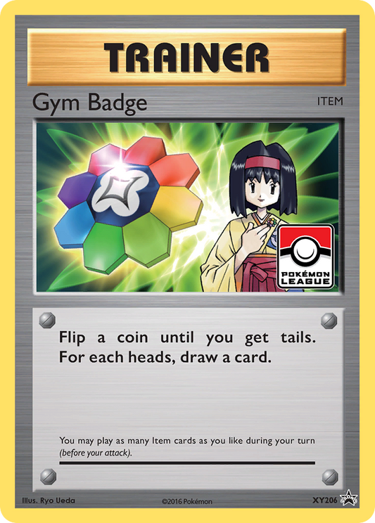 Gym Badge - XY206 - XY Black Star Promos