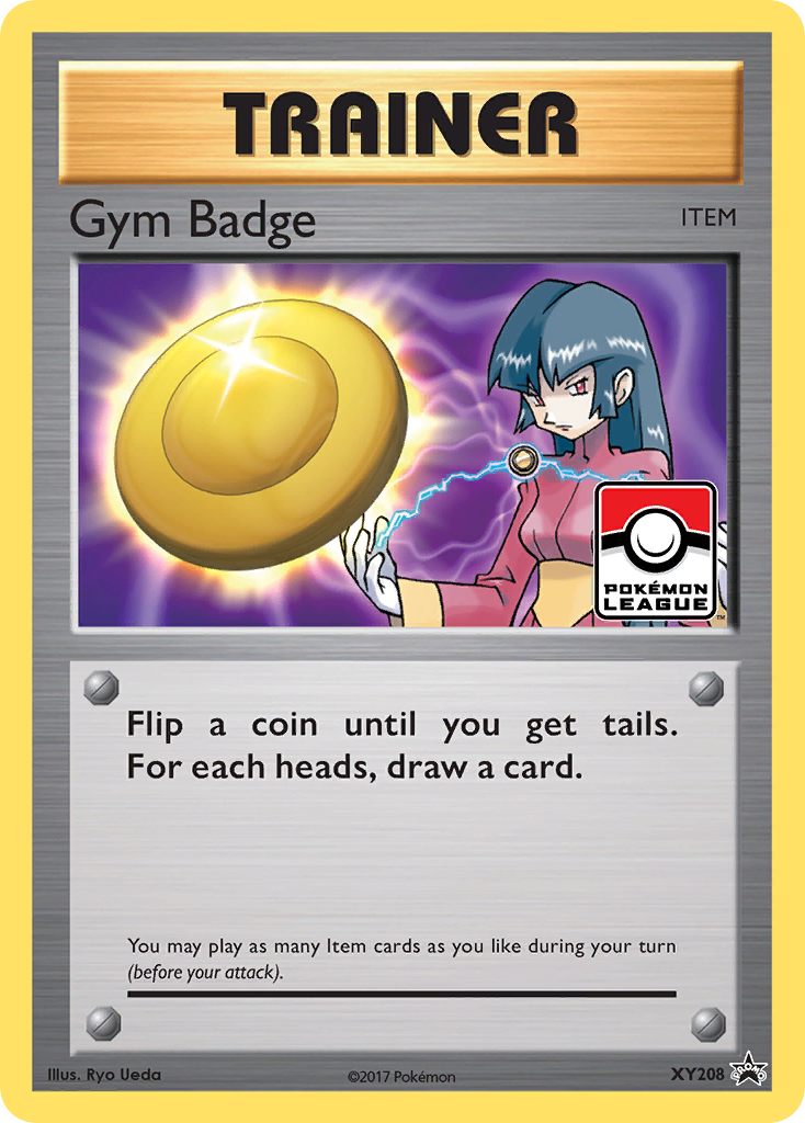 Gym Badge - XY208 - XY Black Star Promos