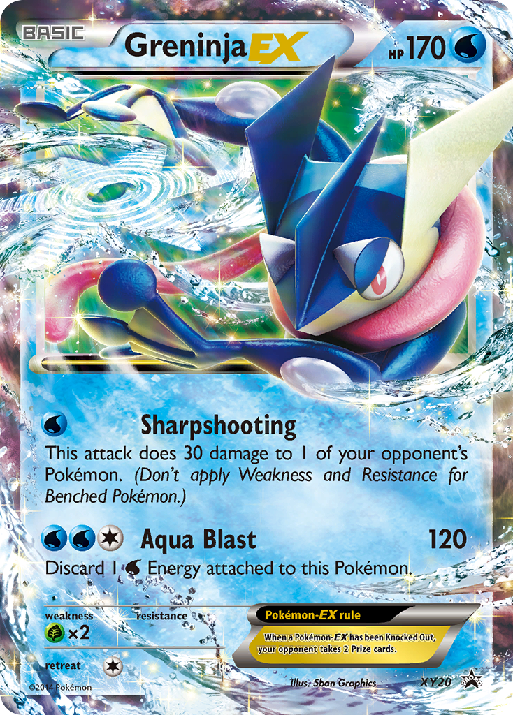 Greninja-EX - XY20 - XY Black Star Promos