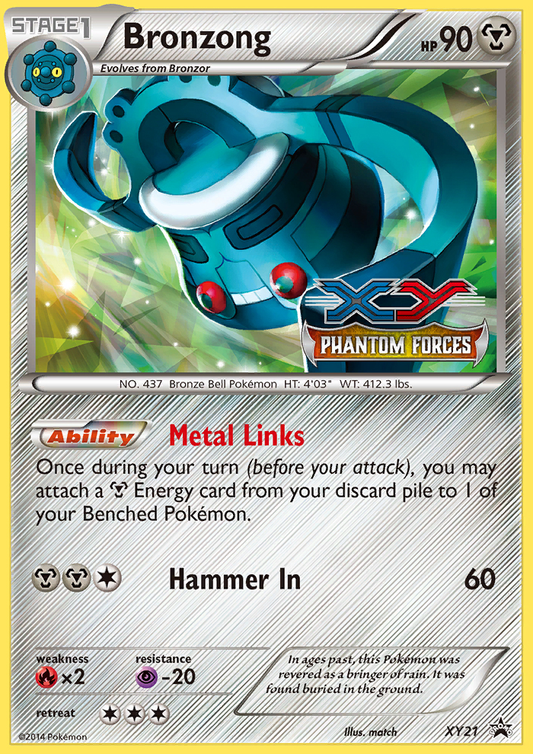 Bronzong - XY21 - XY Black Star Promos