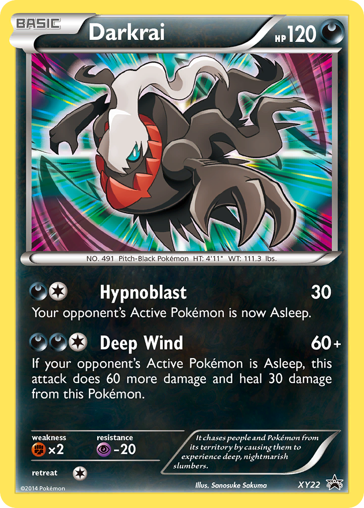 Darkrai - XY22 - XY Black Star Promos