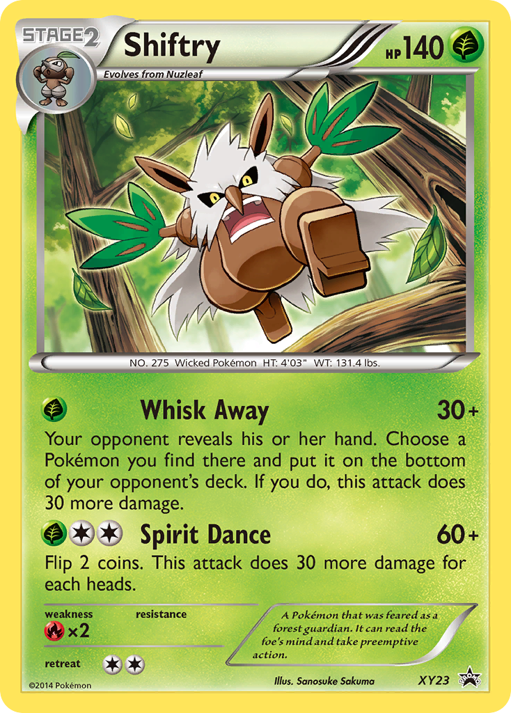 Shiftry - XY23 - XY Black Star Promos