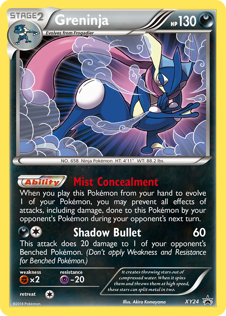 Greninja - XY24 - XY Black Star Promos