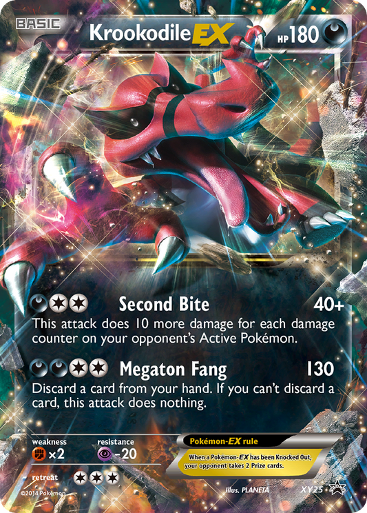 Krookodile-EX - XY25 - XY Black Star Promos