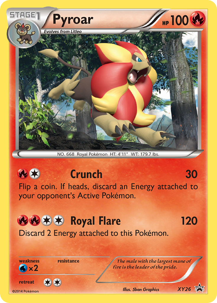 Pyroar - XY26 - XY Black Star Promos