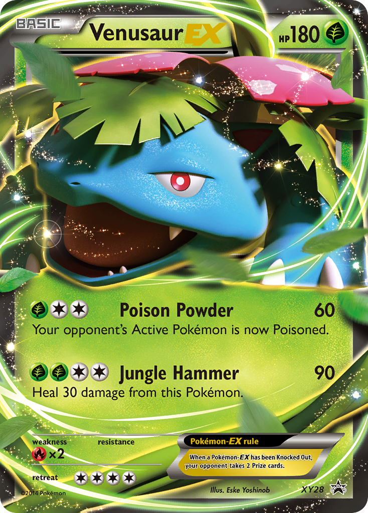 Venusaur-EX - XY28 - XY Black Star Promos