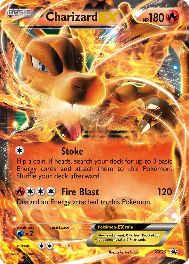 Charizard-EX - XY29 - XY Black Star Promos