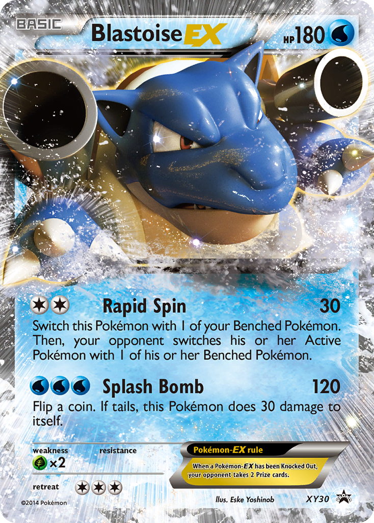 Blastoise-EX - XY30 - XY Black Star Promos