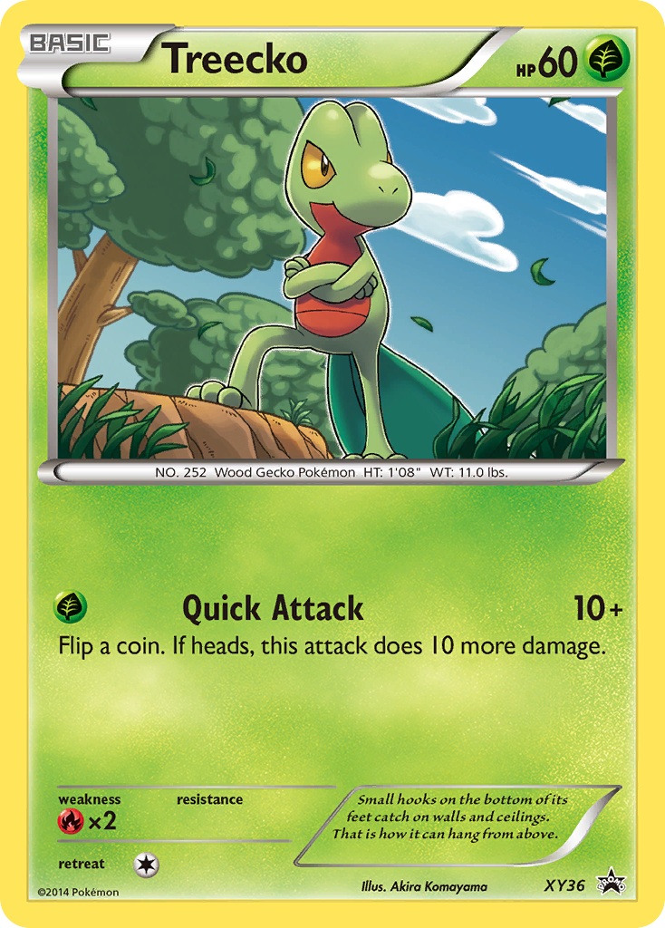 Treecko - XY36 - XY Black Star Promos