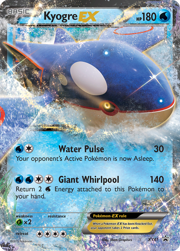 Kyogre-EX - XY41 - XY Black Star Promos