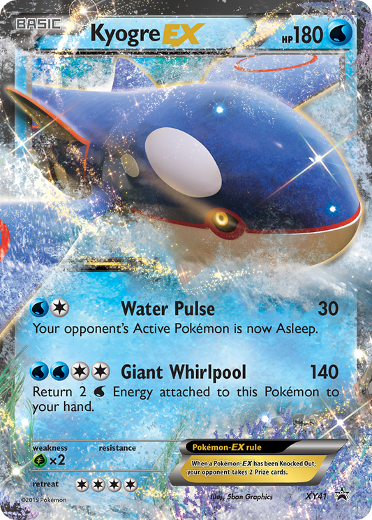 Kyogre-EX - XY41 - XY Black Star Promos