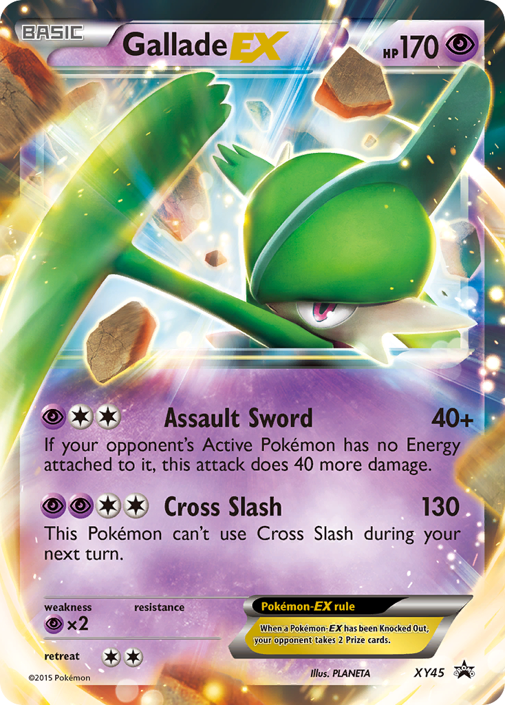 Gallade-EX - XY45 - XY Black Star Promos