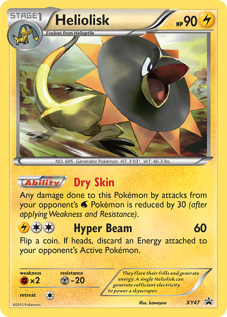 Heliolisk - XY47 - XY Black Star Promos