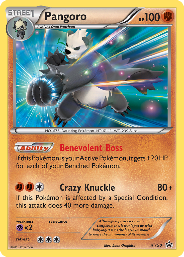 Pangoro - XY50 - XY Black Star Promos