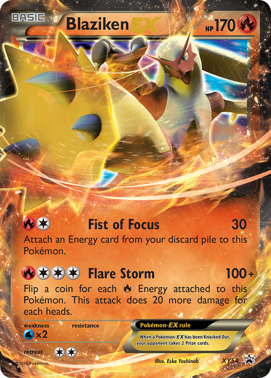 Blaziken-EX - XY54 - XY Black Star Promos