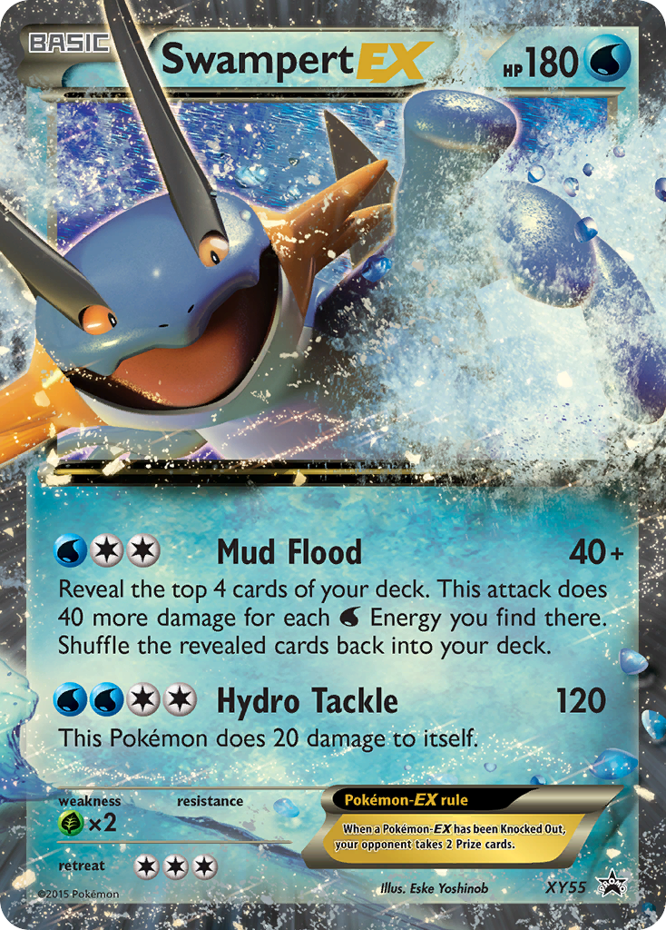 Swampert-EX - XY55 - XY Black Star Promos