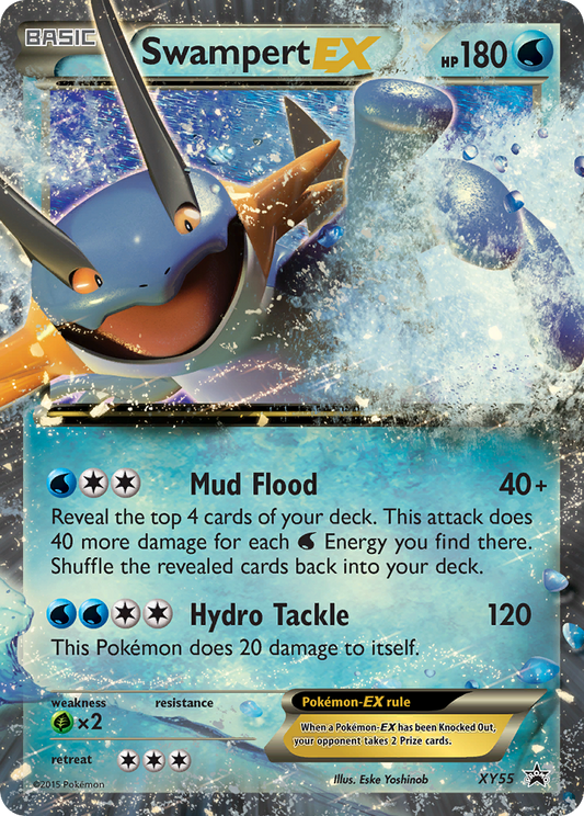 Swampert-EX - XY55 - XY Black Star Promos