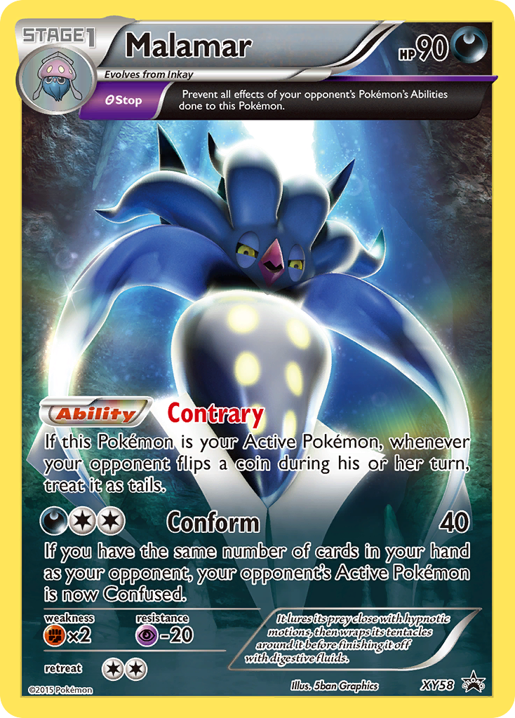 Malamar - XY58 - XY Black Star Promos