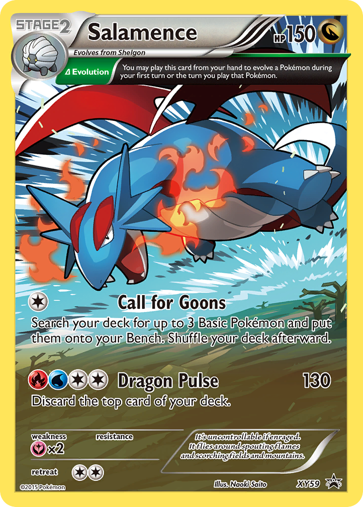 Salamence - XY59 - XY Black Star Promos