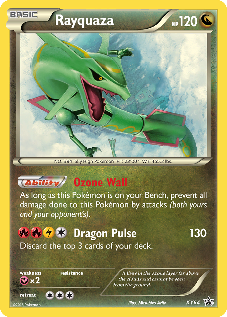 Rayquaza - XY64 - XY Black Star Promos