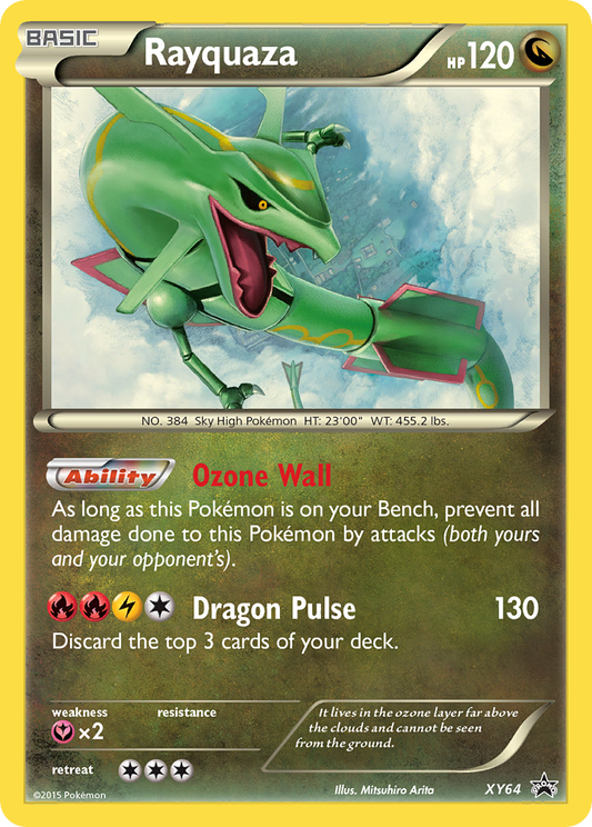 Rayquaza - XY64 - XY Black Star Promos