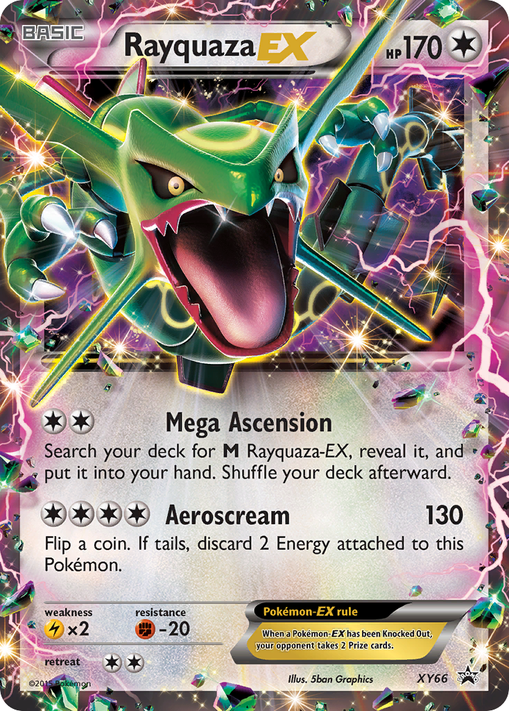 Rayquaza-EX - XY66 - XY Black Star Promos