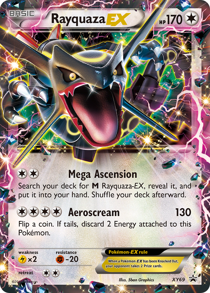 Rayquaza-EX - XY69 - XY Black Star Promos