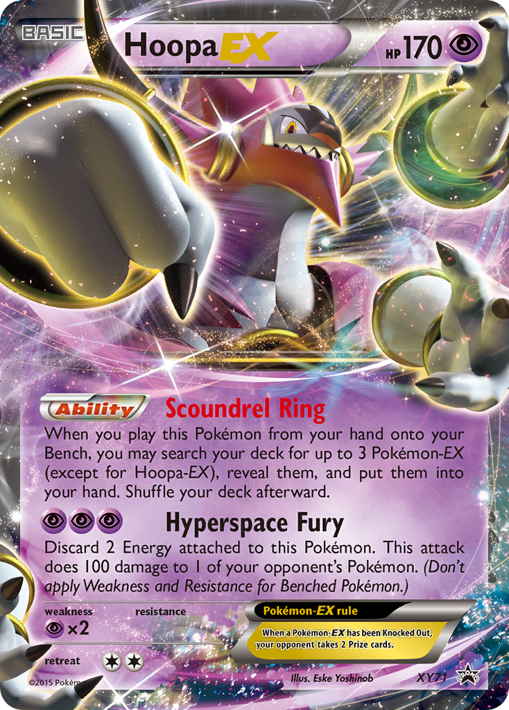 Hoopa-EX - XY71 - XY Black Star Promos