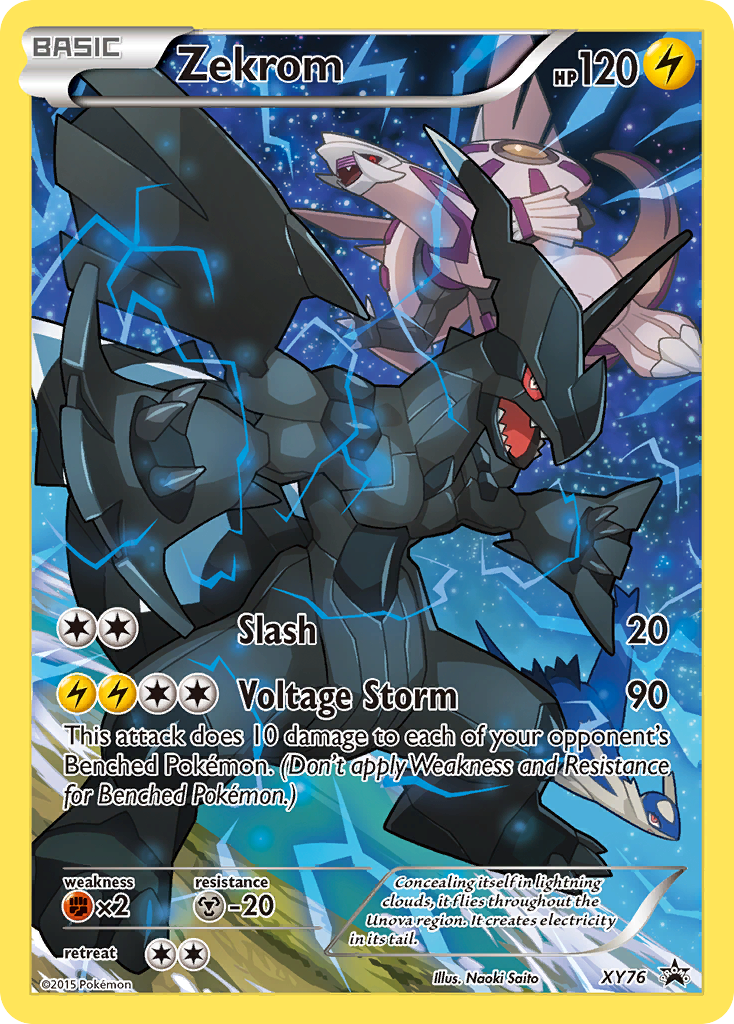 Zekrom - XY76 - XY Black Star Promos