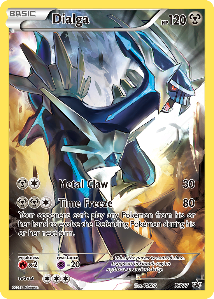 Dialga - XY77 - XY Black Star Promos