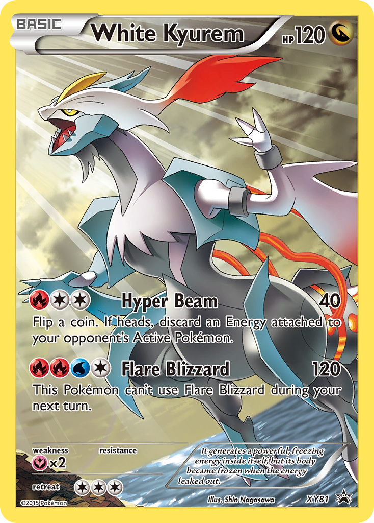 White Kyurem - XY81 - XY Black Star Promos