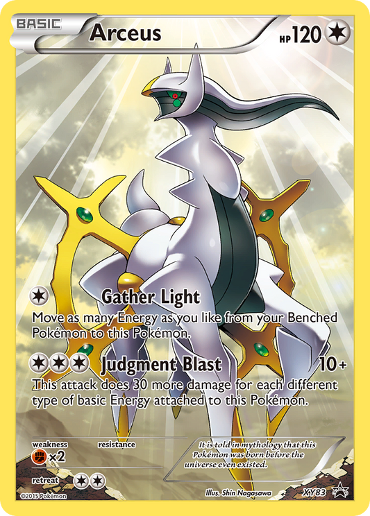 Arceus - XY83 - XY Black Star Promos