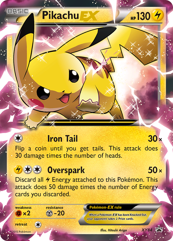 Pikachu-EX - XY84 - XY Black Star Promos