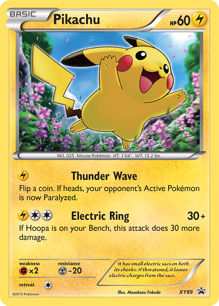 Pikachu - XY89 - XY Black Star Promos