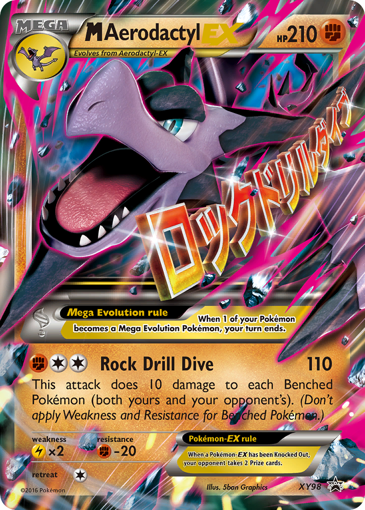 M Aerodactyl-EX - XY98 - XY Black Star Promos