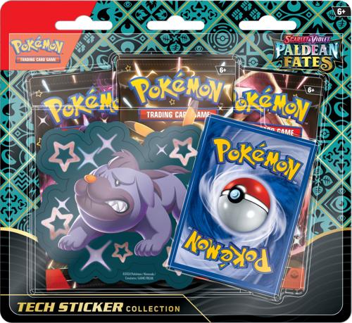 Pokemon SV4.5 Paldean Fates Tech Sticker Collection