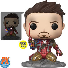 Avengers: Endgame I Am Iron Man Glow-in-the-Dark Deluxe Funko Pop! Vinyl Figure - Previews Exclusive