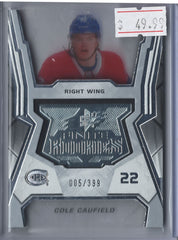 2021-22 Upper Deck SPx Finite Rookies Cole Caufield 005/399