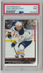 2018 Upper Deck Casey Mittelstadt Young Guns Exclusives 086/100 - PSA 9